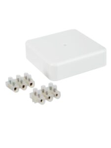 Коробка распаячная ОП 75х75х20 IP40 КМ41212-01 (6 клем. 6кв.мм) бел. IEK UKO10-075-075-020-K01 — изображение 3