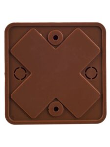 Коробка распаячная ОП 75х75х20 IP20 КМ41212-05 (6 клем. 6кв.мм) дуб IEK UKO10-075-075-020-K24 — изображение 2