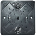 Коробка распаячная ОП 100х100х29 черн. IEK UKO10-100-100-029-K02-E — изображение 3