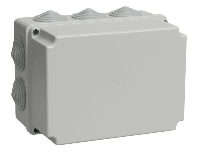 UKO10-190-140-120-K41-55_1.jpeg Коробка распаячная ОП 190х140х120 IP55 KM41246 IEK UKO10-190-140-120-K41-55 — изображение 1