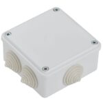 Коробка распаячная ОП КМ 100х100х45 IP44 6 вводов бел. IEK UKO11-100-100-045-K01-44 — изображение 4