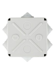 Коробка распаячная ОП 100х100х50 IP44 KM41233 (6 каб. ввод.) IEK UKO11-100-100-050-K41-44 — изображение 5