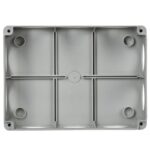 Коробка распаячная ОП 190х140х70 IP55 КМ41244 RAL7035 (10 гермовводов) IEK UKO11-190-140-070-K41-55 — изображение 3