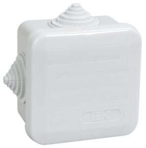 Коробка распаячная ОП 70х70х40 IP44 КМ41236 (4 гермоввода) IEK UKOZ11-070-070-040-K41-44