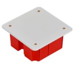 Коробка распаячная СП 92х92х45 IP20 КМ41001 (с саморезами с крышкой) IEK UKT11-092-092-040 — изображение 5