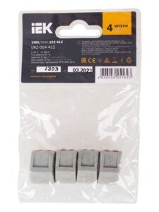Клемма строительно-монтажная СМК 222-412 (уп.4шт) IEK UKZ-004-412 — изображение 2