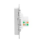 Розетка компьютерная 1-м СП Эпика RJ45 кат.5 механизм алюм. EKF UP1-SOA-RJ45-5 — изображение 4