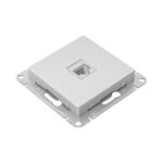 Розетка компьютерная 1-м СП Эпика RJ45 кат.5 механизм алюм. EKF UP1-SOA-RJ45-5 — изображение 5
