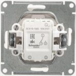 Переключатель проходной 1-кл. СП W59 10А IP20 10AX механизм бел. SE VS610-156-1-86 — изображение 2
