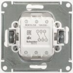 Переключатель проходной 2-кл. СП W59 10А IP20 10AX механизм бел. SE VS610-256-1-86 — изображение 2