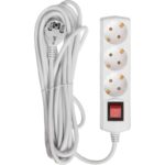 Удлинитель 3х5м с заземл. 16А IP20 У03К 2P+PE 250В ПВС 3х1 с выкл. IEK WYP10-16-03-05-ZK-N — изображение 3