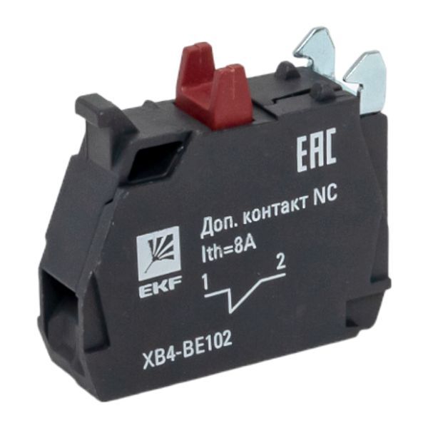 XB4-BE102_1.jpeg Контакт дополнительный NC красн. PROxima EKF XB4-BE102 — изображение 1