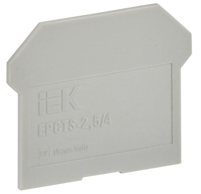YCT10-00-K03-002-ZGL_1.jpeg Заглушка ARMAFIX для CTS 2.5/4кв.мм сер. IEK YCT10-00-K03-002-ZGL — изображение 1