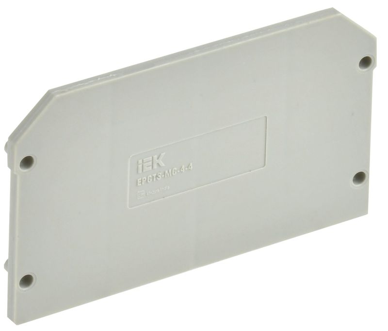 YCT12-00-4-K03-004-ZGL_1.jpeg Заглушка для CTS-MC ARMAFIX 4 вывода 4кв.мм сер. IEK YCT12-00-4-K03-004-ZGL — изображение 1