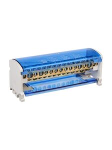 Шина на DIN-рейку в корпусе (кросс-модуль) ШНК 2х15 L+PEN IEK YND10-2-15-125 — изображение 5