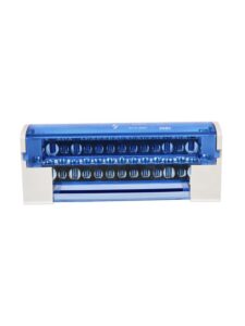 Шина на DIN-рейку в корпусе (кросс-модуль) ШНК 2х15 L+PEN IEK YND10-2-15-125 — изображение 6