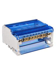 Шина на DIN-рейку в корпусе (кросс-модуль) ШНК 4х11 3L+PEN IEK YND10-4-11-125 — изображение 5