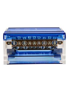 Шина на DIN-рейку в корпусе (кросс-модуль) ШНК 4х11 3L+PEN IEK YND10-4-11-125 — изображение 6