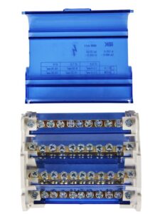 Шина на DIN-рейку в корпусе (кросс-модуль) ШНК 4х11 3L+PEN IEK YND10-4-11-125 — изображение 7