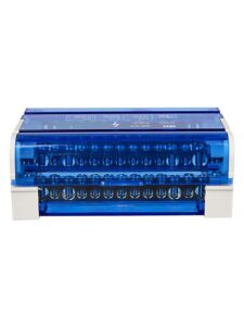 Шина на DIN-рейку в корпусе (кросс-модуль) ШНК 4х15 3L+PEN IEK YND10-4-15-125 — изображение 2