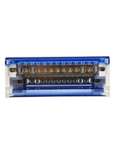 Шина на DIN-рейку в корпусе (кросс-модуль) ШНК 4х15 3L+PEN IEK YND10-4-15-125 — изображение 7
