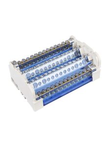 Шина на DIN-рейку в корпусе (кросс-модуль) ШНК 4х15 3L+PEN IEK YND10-4-15-125 — изображение 5