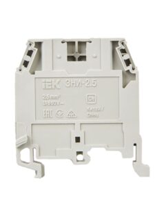 Зажим наборный ЗНИ-2.5кв.мм (JXB24А) сер. IEK YZN10-002-K03 — изображение 2