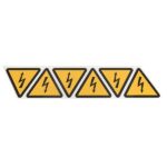 Знак "Молния" 100х100х100мм EKF an-1-01 — изображение 2