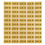 Наклейка "220В" 20х40мм PROxima EKF an-2-18 — изображение 2