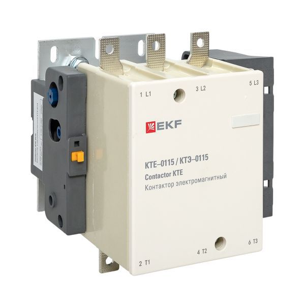 ctr-b-115_1.jpeg Контактор КТЭ 115А кат. 230В AC 1НО EKF ctr-b-115 — изображение 1