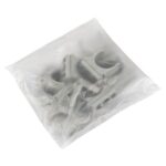 Держатель для труб (клипса) d20мм сер. (уп.10шт) Plast EKF derj-z-20n-r — изображение 4