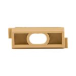 Держатель для труб (клипса) d20мм свет. дерево (уп.10шт) Plast EKF derj-z-20w — изображение 3
