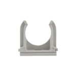 Держатель для труб (клипса) d25мм сер. (уп.10шт) Plast EKF derj-z-25n-r — изображение 3