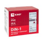 Фотореле с выносным датчиком DIN-1 (ФР) 2-100Лк 25А (3000Вт) EKF fr-din-1-25 — изображение 12