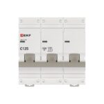 Выключатель автоматический модульный 3п C 125А 10кА ВА 47-100 PROxima EKF mcb47100-3-125C-pro — изображение 3