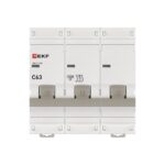 Выключатель автоматический модульный 3п C 63А 10кА ВА 47-100 PROxima EKF mcb47100-3-63C-pro — изображение 3