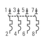 Выключатель автоматический модульный 4п C 20А 4.5кА ВА 47-63 PROxima EKF mcb4763-4-20C-pro — изображение 2