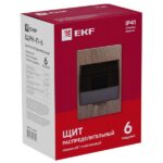 Щит ЩРН-П-6 IP41 темное дерево PROxima EKF pb40-n-6-dark — изображение 4