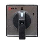Переключатель кулачковый ПК-1-12 2П 25А "0-1" EKF pk-1-12-25 — изображение 2