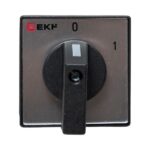Переключатель кулачковый ПК-1-13 3П 10А "0-1" EKF pk-1-13-10 — изображение 2