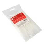 Хомут кабельный 4.8х150 нейл. бел. (уп.100шт) EKF plc-c-4.8x150 — изображение 3