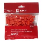 Соединитель проводов СИЗ-3 1.5-5.75кв.мм (уп.100шт) EKF plc-cc-5 — изображение 2
