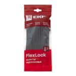 Хомут P6.6 4.6х160 FlexLock стандартный черн. (уп.100шт) PROxima EKF plc-fl-ctsb-4.6x160 — изображение 3