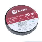 Изолента ХБ 1-ПОЛ 20мм (рул.20м) (250г) PROxima EKF plc-hb-pol1-6 — изображение 2
