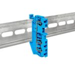 Колодка клеммная ST-2.5 28А 3 вывода пружинная син. EKF plc-jxb-st-2.5-3-blue — изображение 3