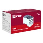 Блок распределительный КРОСС крепеж на панель и DIN КБР-250А EKF plc-kbr250 — изображение 4