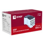 Блок распределительный КРОСС крепеж на панель и DIN КБР-500А EKF plc-kbr500 — изображение 4