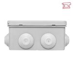 Коробка распределительная КМР-030-014 100х100х50 IP55 с крышкой для прямого монтажа 10 мембранных вводов сер. EKF plc-kmr-030-014 — изображение 2