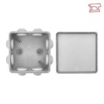Коробка распределительная КМР-030-031 85х85х40 IP55 с крышкой для прямого монтажа 8 мембранных вводов сер. EKF plc-kmr-030-031 — изображение 5