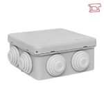 Коробка распределительная КМР-030-031 85х85х40 IP55 с крышкой для прямого монтажа 8 мембранных вводов сер. EKF plc-kmr-030-031 — изображение 3